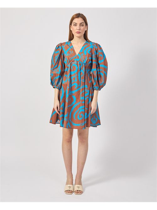 Robe courte à manches volantées pour femme Silvian Heach SILVIAN HEACH | GPP25385VETRIBAL